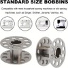 4 PCS Bobbin Cases with 25 Sewing Machine Bobbins with