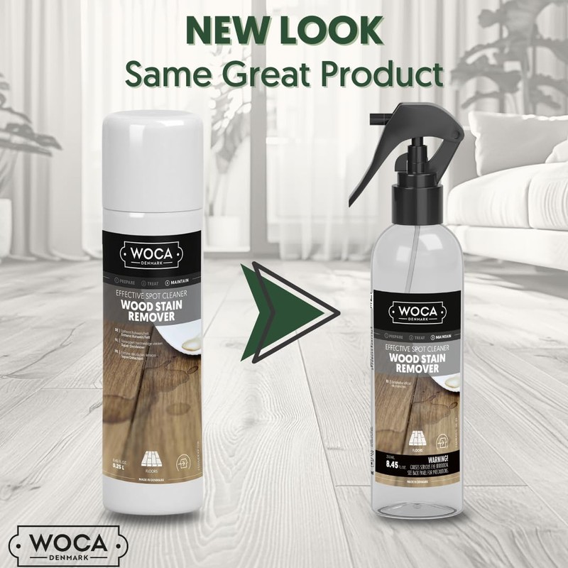 WOCA Denmark Wood Stain Remover – Water-Based Cleaner for Indoor