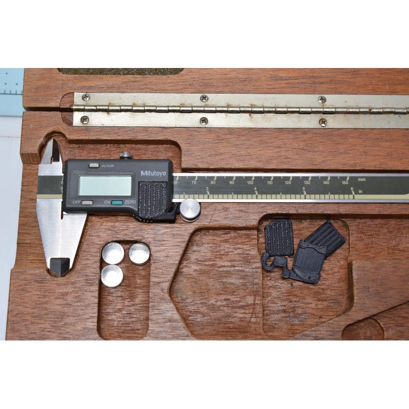 Mitutoyo 500-133 CD-6"B Battery Lid Set + 2 Thumb Roller