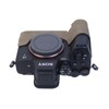 Rieibi Alpha 7 IV Camera Case, Genuine Cow Leather Half