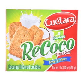 Cuétara Cookies Recoco Coconut Flavored Perfect To Share 3.05 oz