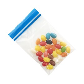 FERENLI 100 Pack 3.94x5.91 inch Resealable Clear Food Storage Bags with Color Top Seal Thick Plastic Poly Bag with Zipper for Dry Food Snacks Organization (Blue)