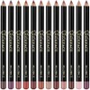 12 Colors Pencil Matte Lip Liner Set, Long Lasting, Waterproof,
