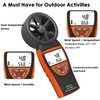 Handheld Vane Anemometer Air Flow Tester, Kethvoz Digital Wind Speed