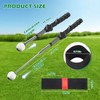 welspo Retractable Golf Swing Trainer Aid with Arm Band, Rhythm