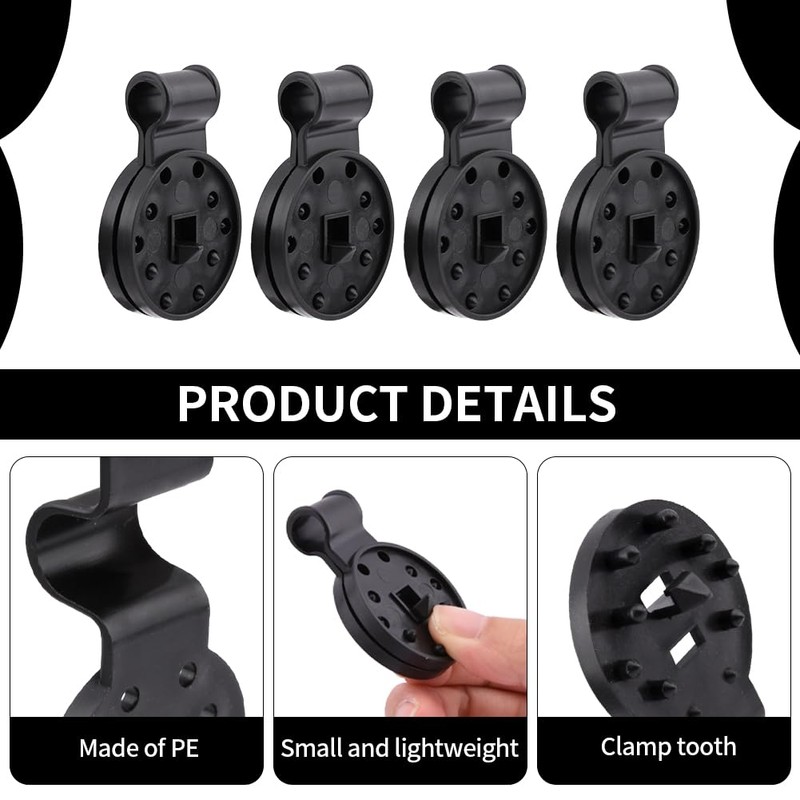 50pcs Shade Cloth Clips,Shade Cloth Heavy Duty Lock Grip for