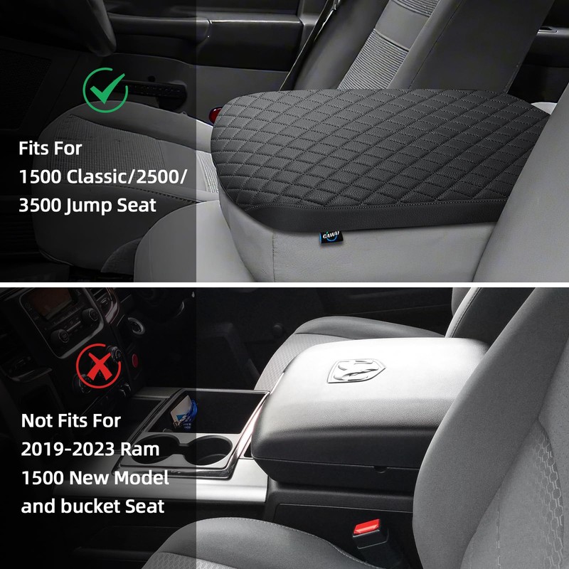 GAWAF Center Console Cover Fit for 2002-2012 Ram 1500 2500