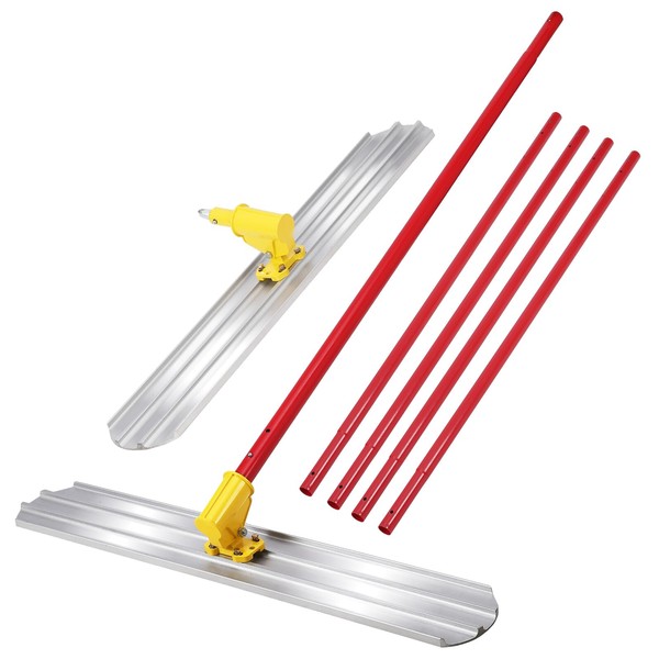 Tioutbot 48''x8'' Magnesium Bull Float for Concrete Finishing, Aluminum Alloy