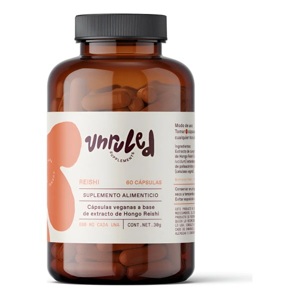 Extracto Puro Hongo Reishi Suplemento Natural Sueño Estrés