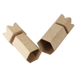 Décopatch - Ref BT069C - Cracker Box - Papier Maché Object to Decorate - 18 x 6.5 x 6.5cm - Decorate with Décopatch Papers & PaperPatch Glue, Glitter, Paints