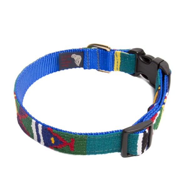 A Tail We Could Wag Dog Collar - Moab Juniper Small (11-15")