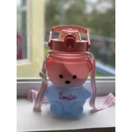 Total Supplier Botella Para Agua Niños Con Correa  Osito Bicolor