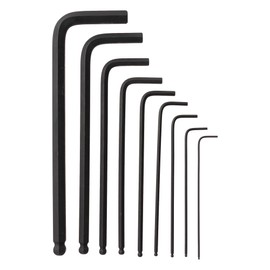TONE BPL900 Long Ball Point L Shape Wrench Set, Contents: 9 Pieces