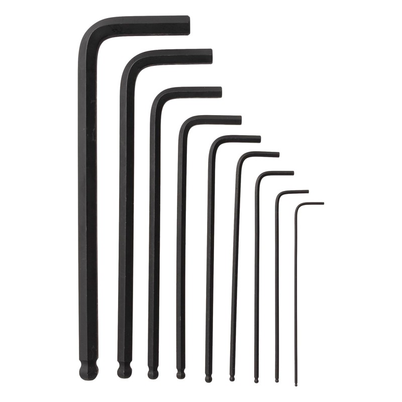 TONE BPL900 Long Ball Point L Shape Wrench Set, Contents:
