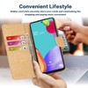 Shantime Leather Wallet Case Compatible with AGM G1 Pro, Colorful