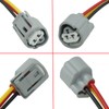 Micarun 3 Wires Engine Coolant Temperature Sensor Switch Sender Connector