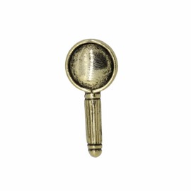 Jim Clift Design Magnifying Glass Gold Lapel Pin - 1 Count