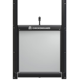 ChickenGuard Self-Locking Predator-Proof Chicken Coop Door for Hen-House, Chicken Run, Poultry Habitat Accessories (Pop Hole Door only – No Motor)