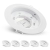 SSC-LUXon RX-3 Recessed Frame Ceiling Spotlight White Round - Recessed
