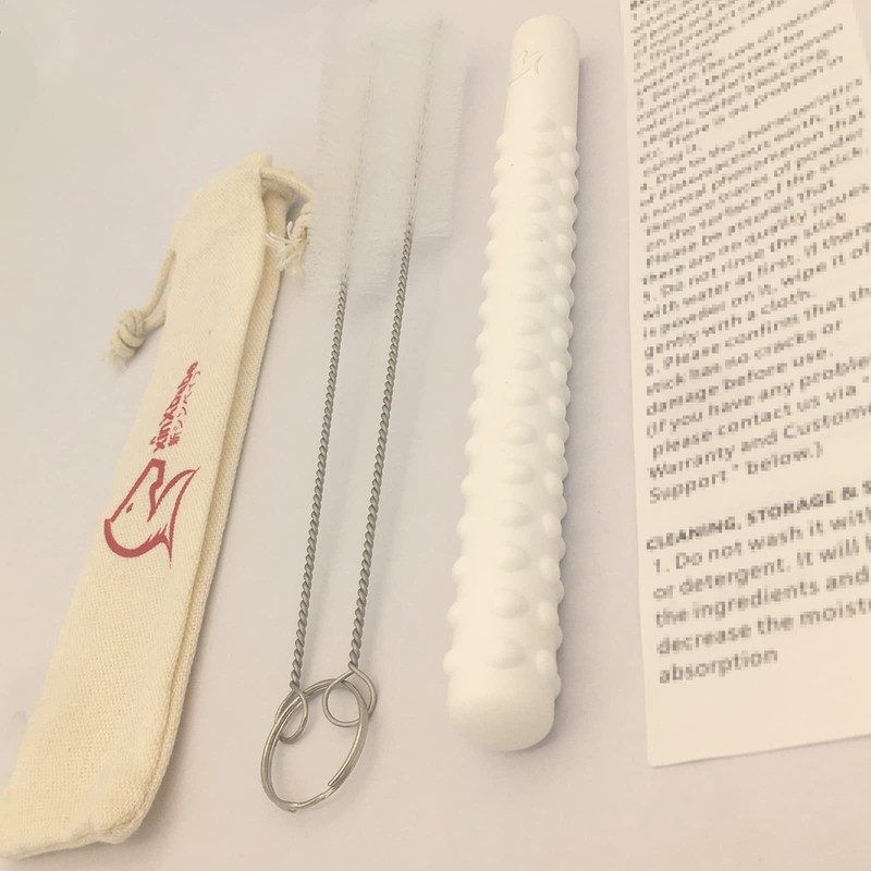 xinXbabe Drying Rod Stick Drying Stick with Clean Brush Diatomite