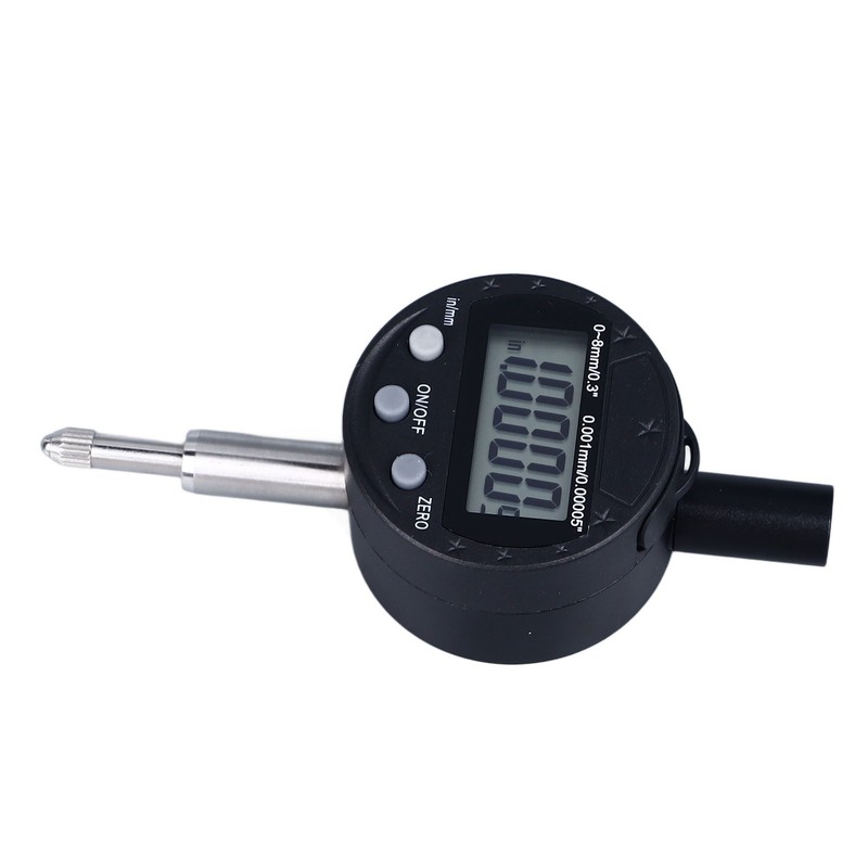 Dial Indicator Digital Display 0.00005in/0.001mm Resolution 0 to 8mm Range