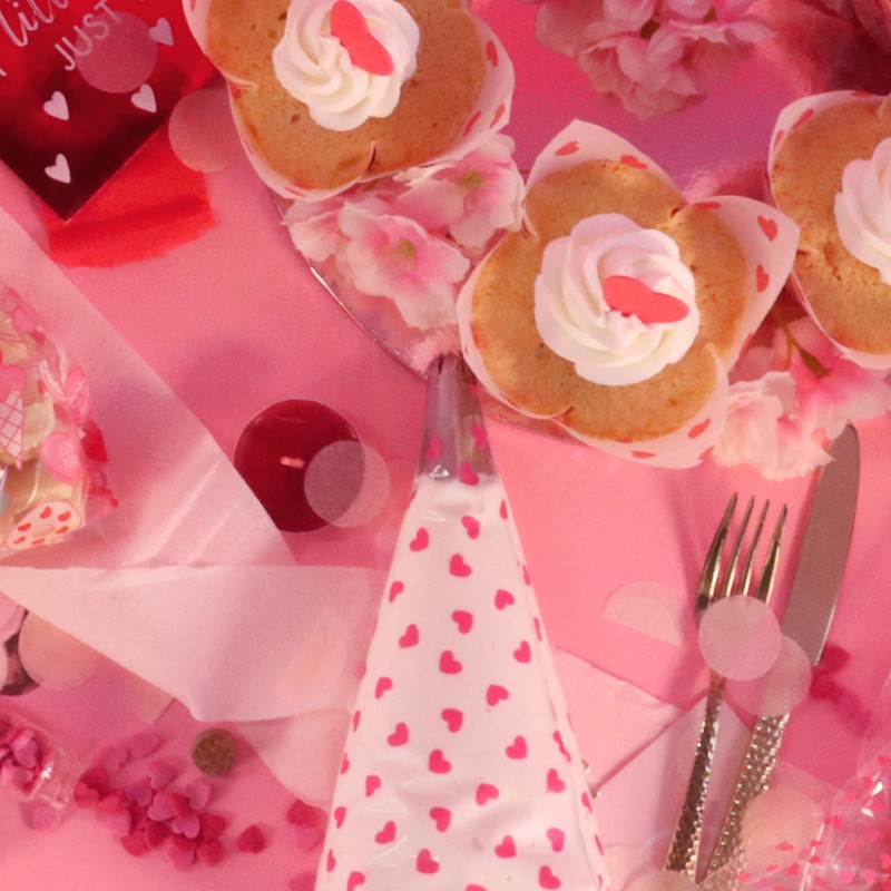 PME VD24IB040 Valentines Icing Piping Pack of 12 Disposable Bags,