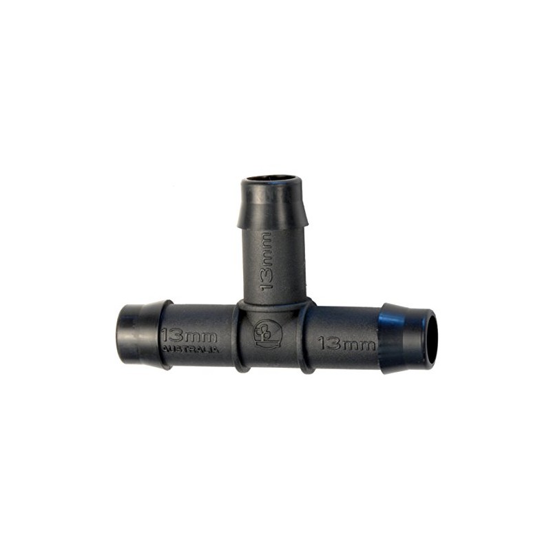 13mm Tee Barbed Connector for irrigation/Hydroponics Pipe/Tube Antelco, Pack of