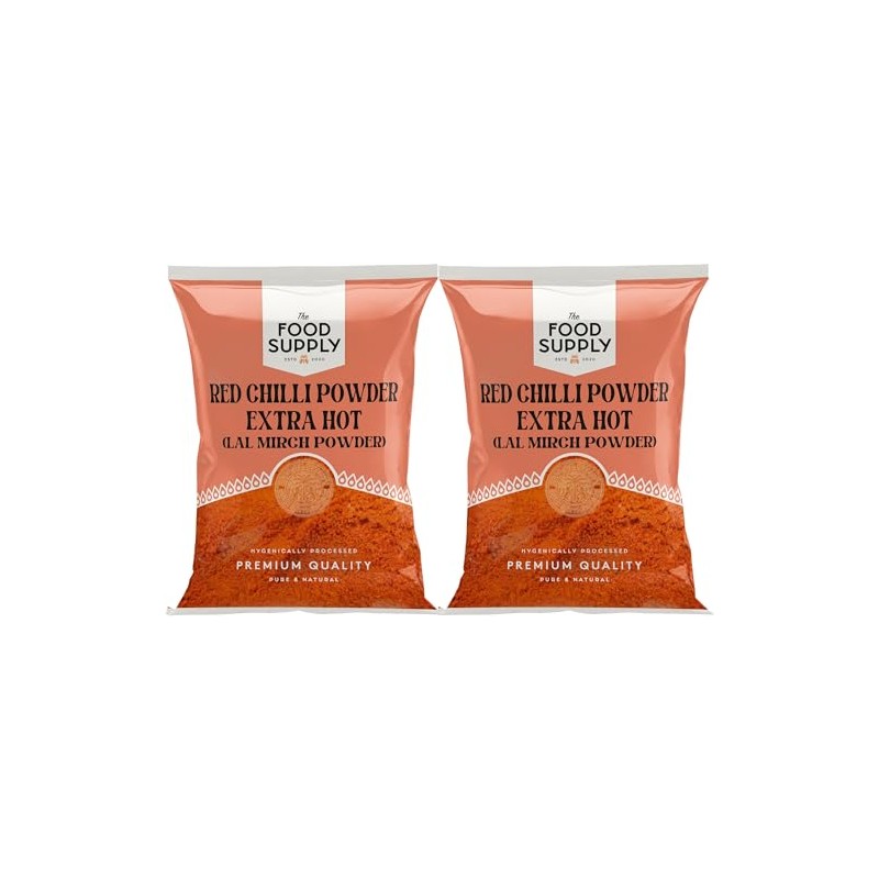 Chilli Powder Hot 2x100g, Ground Chili, Mirch Powder - Finest