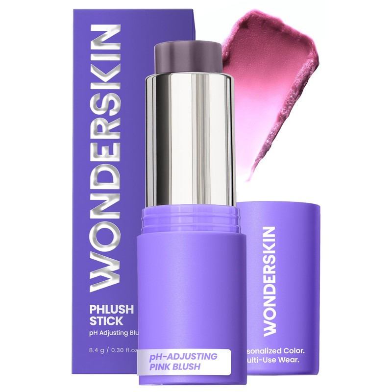 Wonderskin Cream Blush Stick pH-Activated - pHlush Stick Multi-Use, Blush