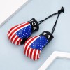 NoBrand Mini American Flag Boxing Gloves Automobile Mirror Hanging Accessories