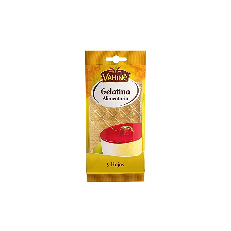 Vahine Gelatine, 9 Sheets x 2 g
