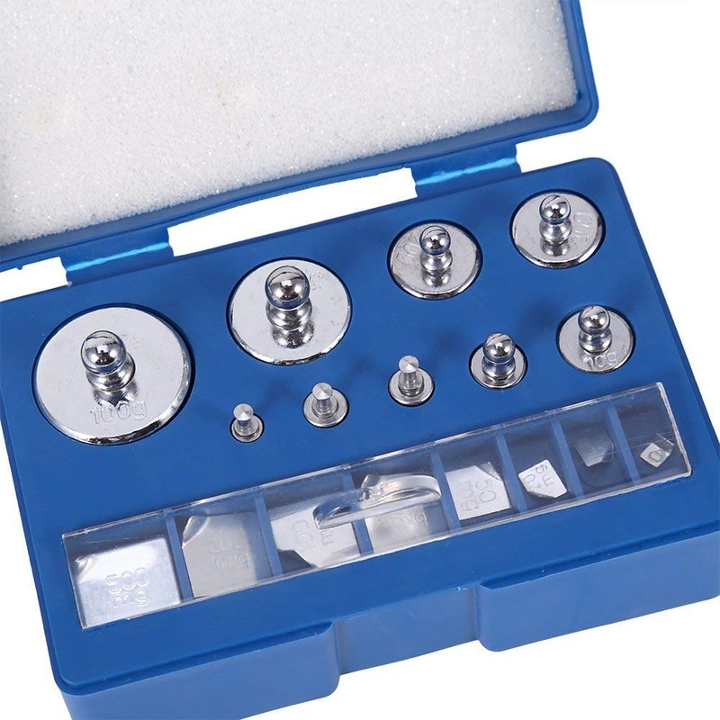 17-Piece 10 mg 100 g Calibration Weights Scales Calibration Gram