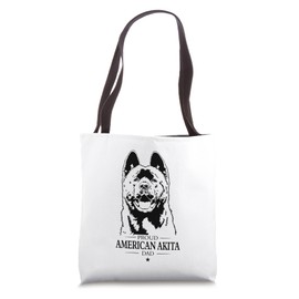 Proud American Akita dad dog dad Akita dog Tote Bag