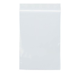 ELB Ziplock Bags Zip Bags with 50 µm Film Thickness - 40 x 60 mm - Pack of 100 - Sealing Bags - Transparent - Resealable - Foil Bags LDPE
