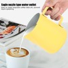 Milk Frothing Pitcher Stainless Steel 380ml Pointed Spout Milk Froth