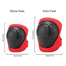 Kids Knee Pads and Elbow Pads Set | Toddler Protective Gear Set with Wrist Guards | BIK-e Skateboard Inline Sports Volleyball Football Protective Pas Set for Kids Toddler Youth