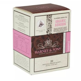 Harney & Sons Organic Bangkok 20 count box wrapped sachets