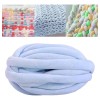 Hilo Grueso Y Voluminoso, Lavable A Mano, Hilo Azul Claro