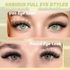 Ruairie Fluffy Cluster Lashes D Curl Volume Individual Eyelashes Clusters