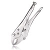10in Locking Pliers with Easy Adjusting, C45 Steel Curved Jaw