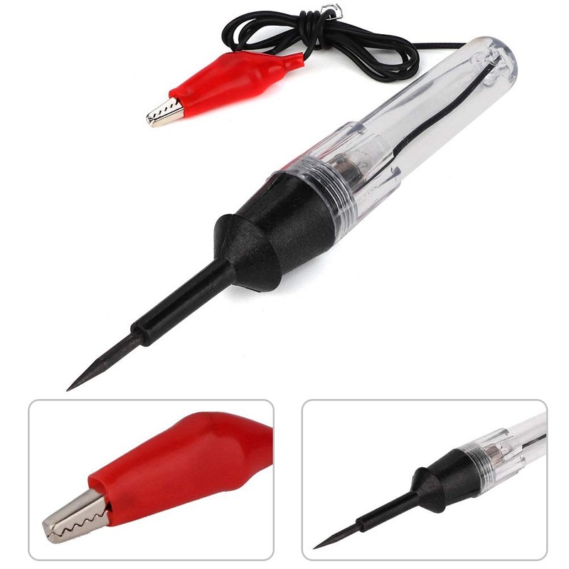 Yctze 6-12-24V Car Test Pen, PVC Plastic Car Test Pen