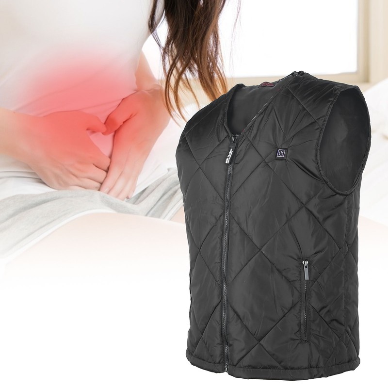Electric Heated Vest USB Charging Winter Warm Body Thermal Tempertature