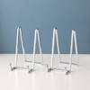 Plate Holder Easel Display Stand - 6 inch Metal Plate