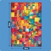 Gorgeous Games "Vivid Squares" 117 Pieces Wooden Jigsaw Puzzle |