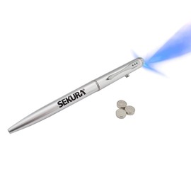 Sekura Counterfeit Money Detector Checker Ballpoint Pen All in One UV Light Shop Retail Bank Cash Tester GBP EUR Pound Euro Notes