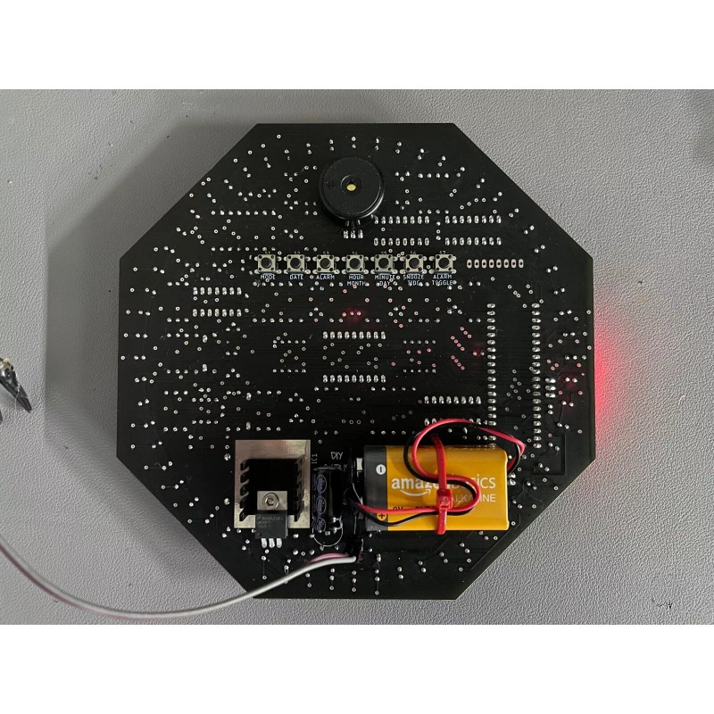 DIYCHRIS Hyper Clock DIY Soldering Kit Premium - Learn to