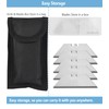 Folding-Utility-Knife Work-Knife Retractable-Folding-Box-Cutter Construction-Knife-Box-Opener - Razor-Knife with 5 Extra Blades