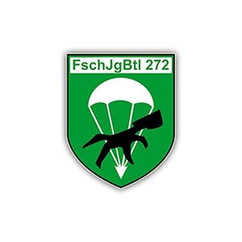 Sticker FschJgBtl 272 Coat of Arms Badge Paratrooper 7 x 6 cm A787