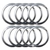 Key Ring 10-Piece Set Key Holder Ring Key Metal Fittings
