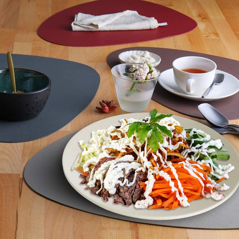 SNOMEL 5 Pack 11 Inch Dinner Plate Set, Extra Large